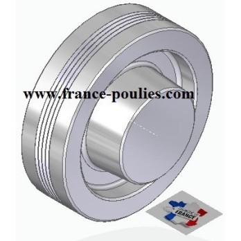 POULIE POLY-V ALU Øext 100 PJ 4 DENTS