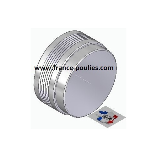 POULIE POLY-V ALU Øext 90 PJ 6 DENTS