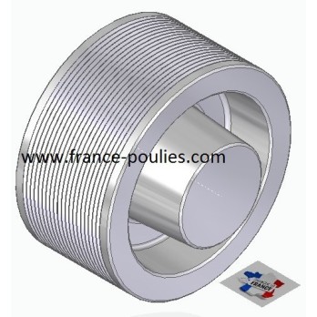 POULIE POLY-V ALU Øext 112 PJ 20 DENTS