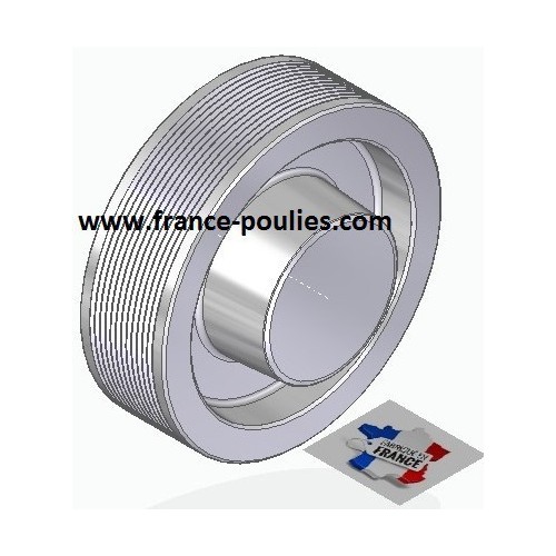 POULIE POLY-V ALU Øext 125 PJ 12 DENTS