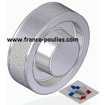POULIE POLY-V ALU Øext 125 PJ 12 DENTS