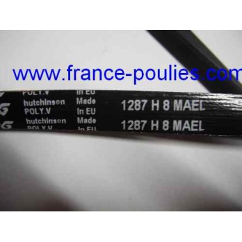 courroie poly v 1287 PH 8 dents  MA 
