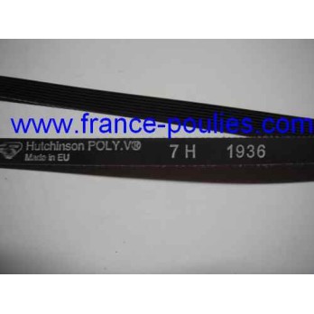 courroie poly v 1936 PH 7 dents 