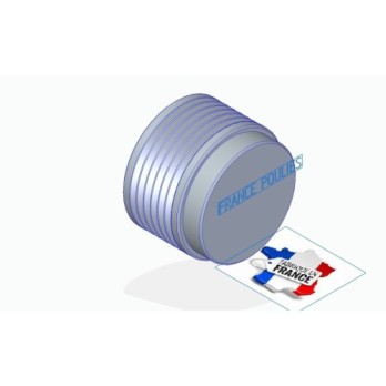 POULIE POLY-V ALU Øext 71 PL 6 DENTS