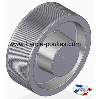 POULIE POLY-V ALU Øext 160 PJ 20 DENTS