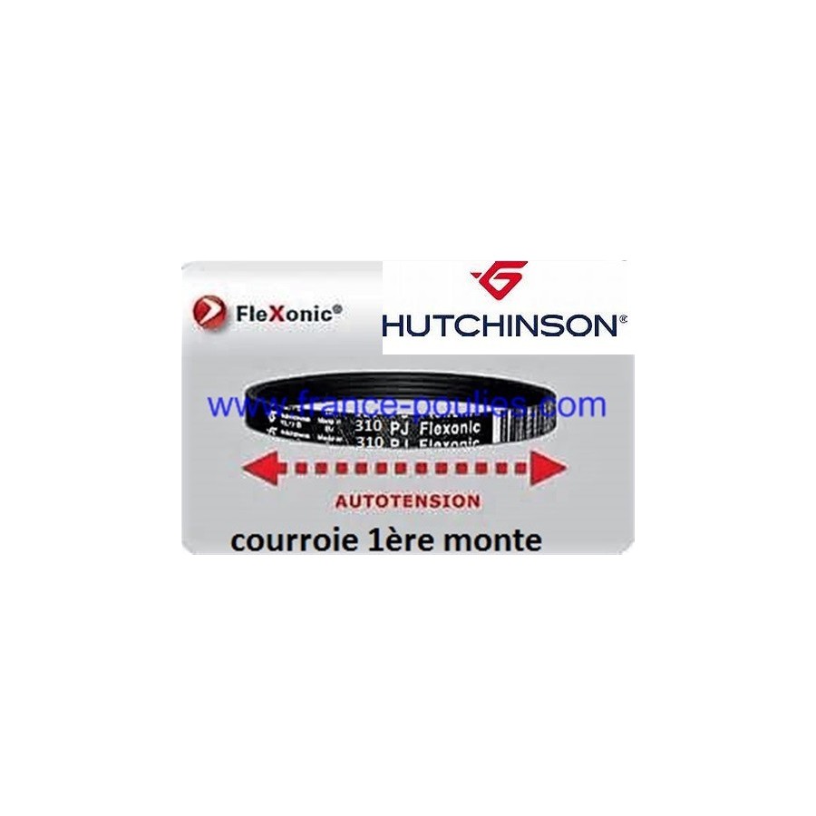 courroie poly v 310 PJ 4dents flexonic Hutchinson