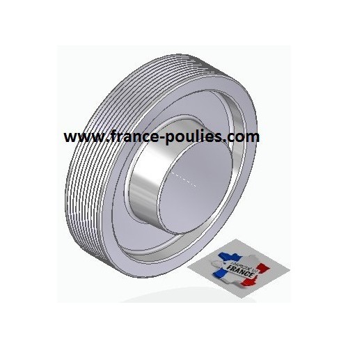 POULIE POLY-V ALU Øext 125 PJ 10 DENTS