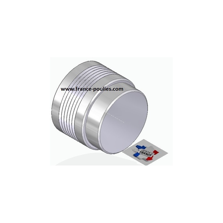 POULIE POLY-V ALU Øext63 PJ 6 DENTS