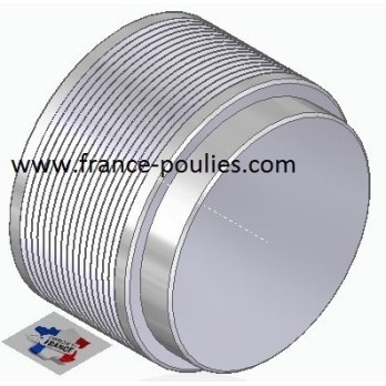 POULIE POLY-V ALU Øext 90 PJ 16 DENTS