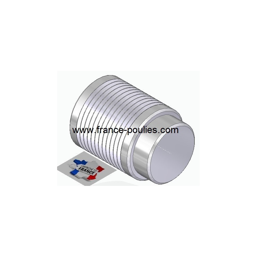 POULIE POLY-V ALU Øext 35.5 PJ 12 DENTS