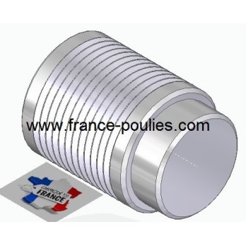 POULIE POLY-V ALU Øext 35.5 PJ 12 DENTS