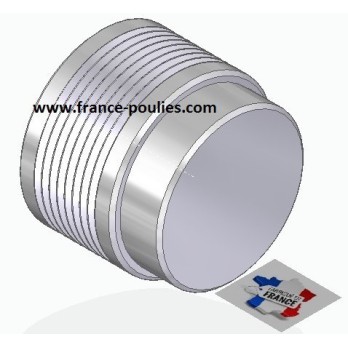 POULIE POLY-V ALU Øext45 PJ 10 DENTS