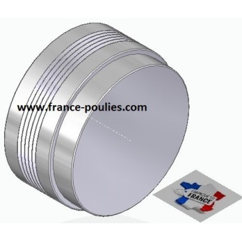 POULIE POLY-V ALU Øext 80 PJ 5 DENTS