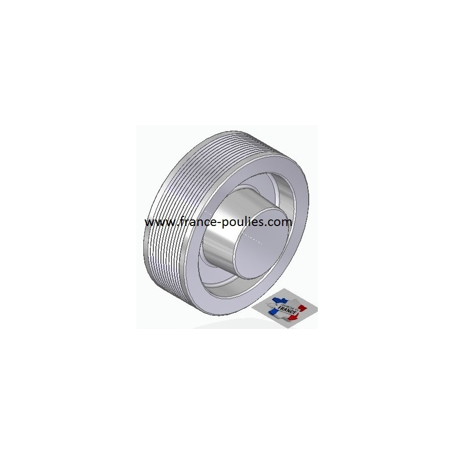 POULIE POLY-V ALU Øext 112 PJ 12 DENTS