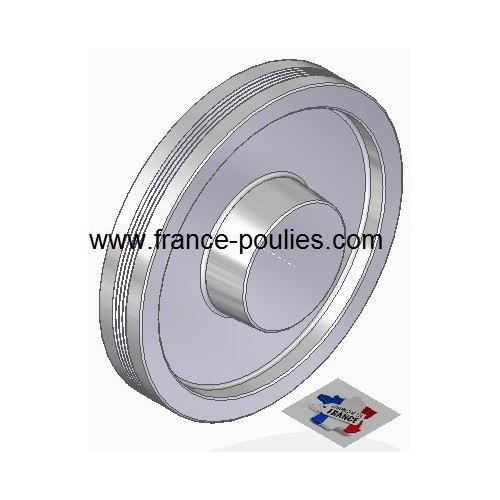 POULIE POLY-V ALU Øext 160 PJ 4 DENTS