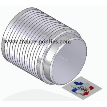 POULIE POLY-V ALU Øext40 PJ 13 DENTS