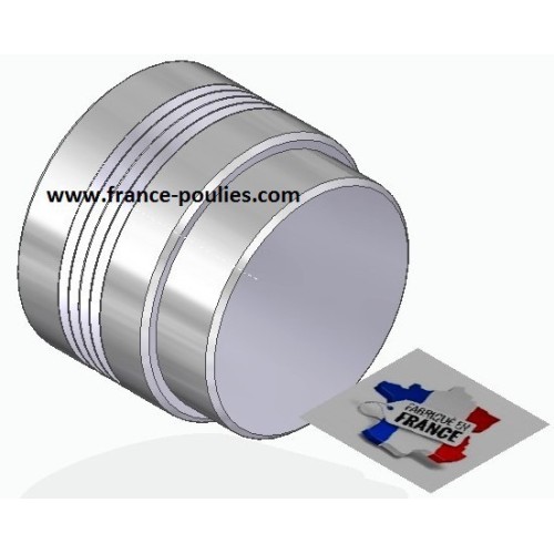 POULIE POLY-V ALU Øext45 PJ 4 DENTS