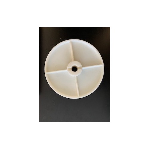 Poulie résine plate 144X20 avec alésage 15H7 lisse + 1 trou goupille