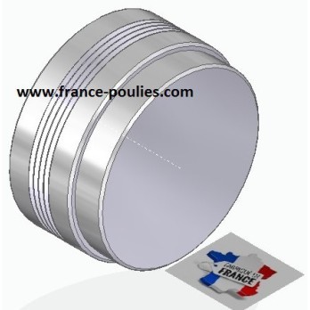 POULIE POLY-V ALU Øext 80 PJ 4 DENTS