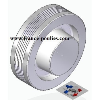 POULIE POLY-V ALU Øext 100 PJ 6 DENTS