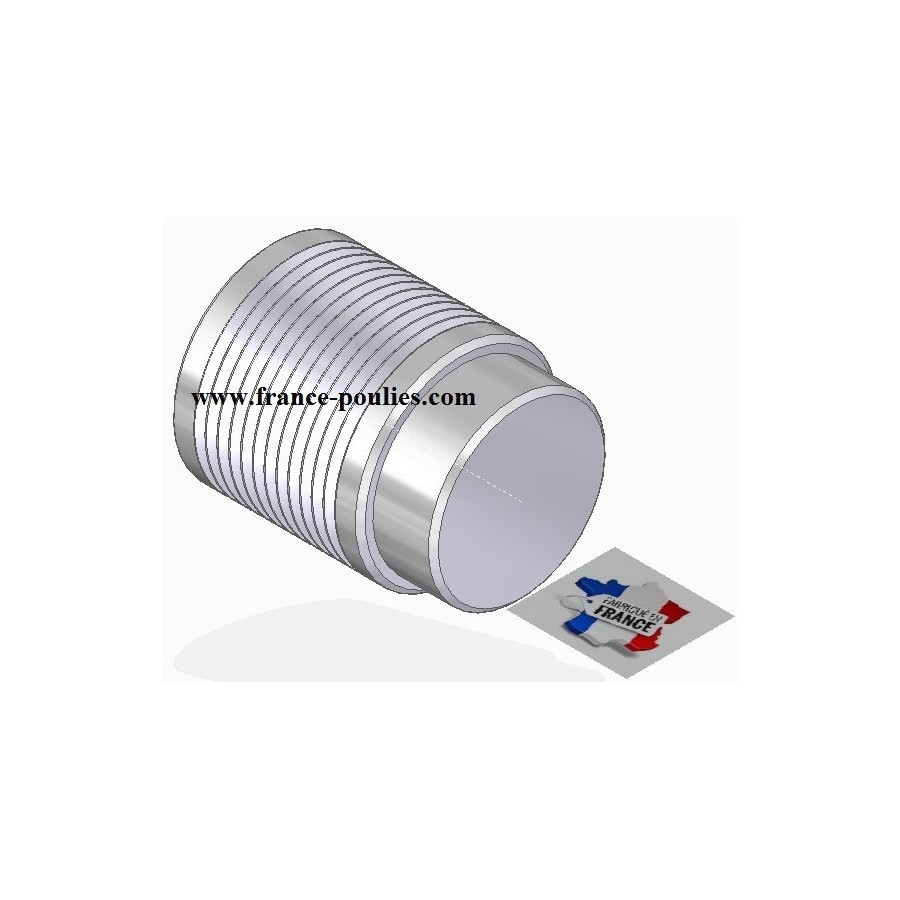 POULIE POLY-V ALU Øext40 PJ 12 DENTS