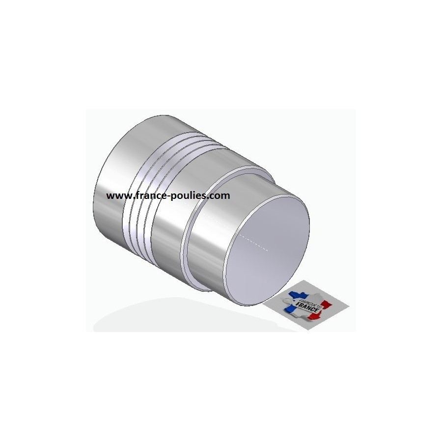 POULIE POLY-V ALU Øext 35.5 PJ 4 DENTS