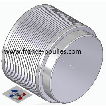 POULIE POLY-V ALU Øext 90 PJ 20 DENTS