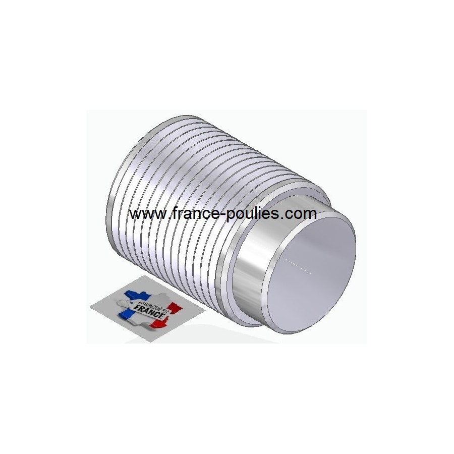 POULIE POLY-V ALU Øext 35.5 PJ 14 DENTS