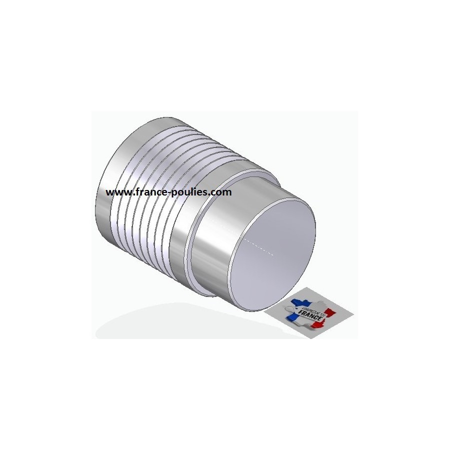 Poulie poly-v alu Øext 31.5 PJ 8 DENTS