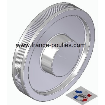 POULIE POLY-V ALU Øext 180 PJ 6 DENTS