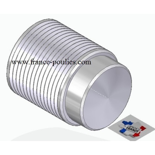 POULIE POLY-V ALU Øext40 PJ 14 DENTS