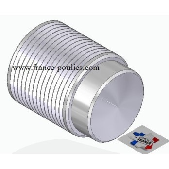 POULIE POLY-V ALU Øext40 PJ 14 DENTS