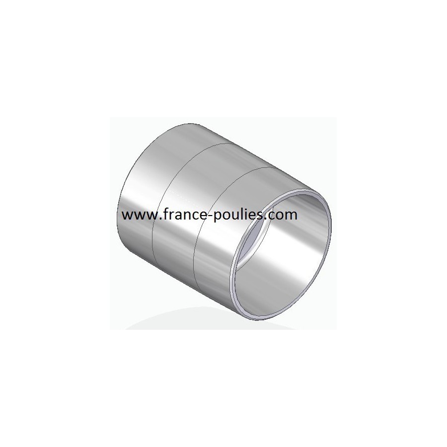 poulie plate alu Ø90x100