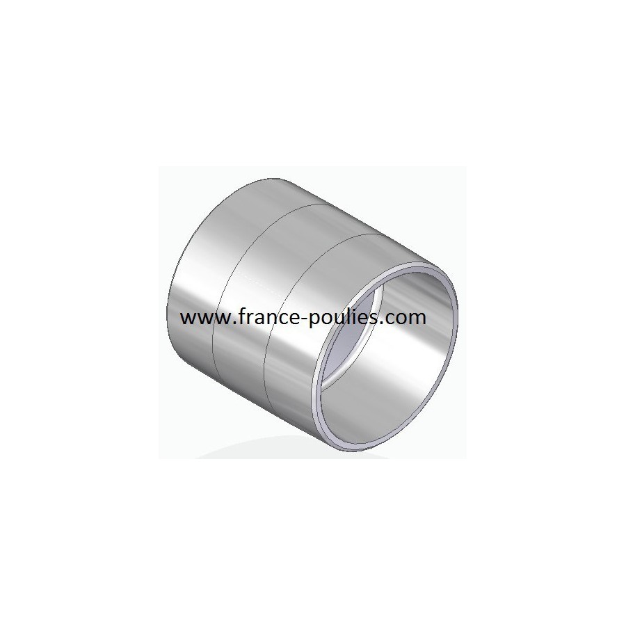 poulie plate alu Ø100x100