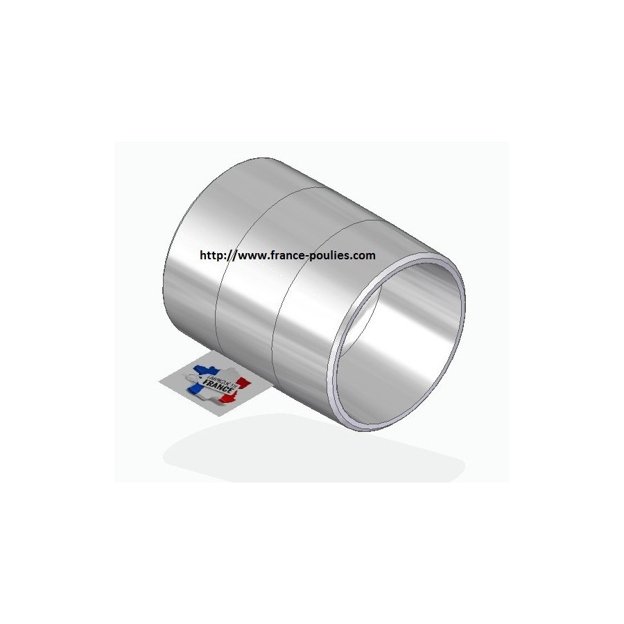 poulie plate alu Ø100x120