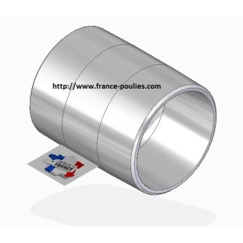 poulie plate alu Ø100x120