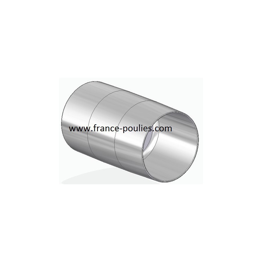 poulie plate alu Ø70x120