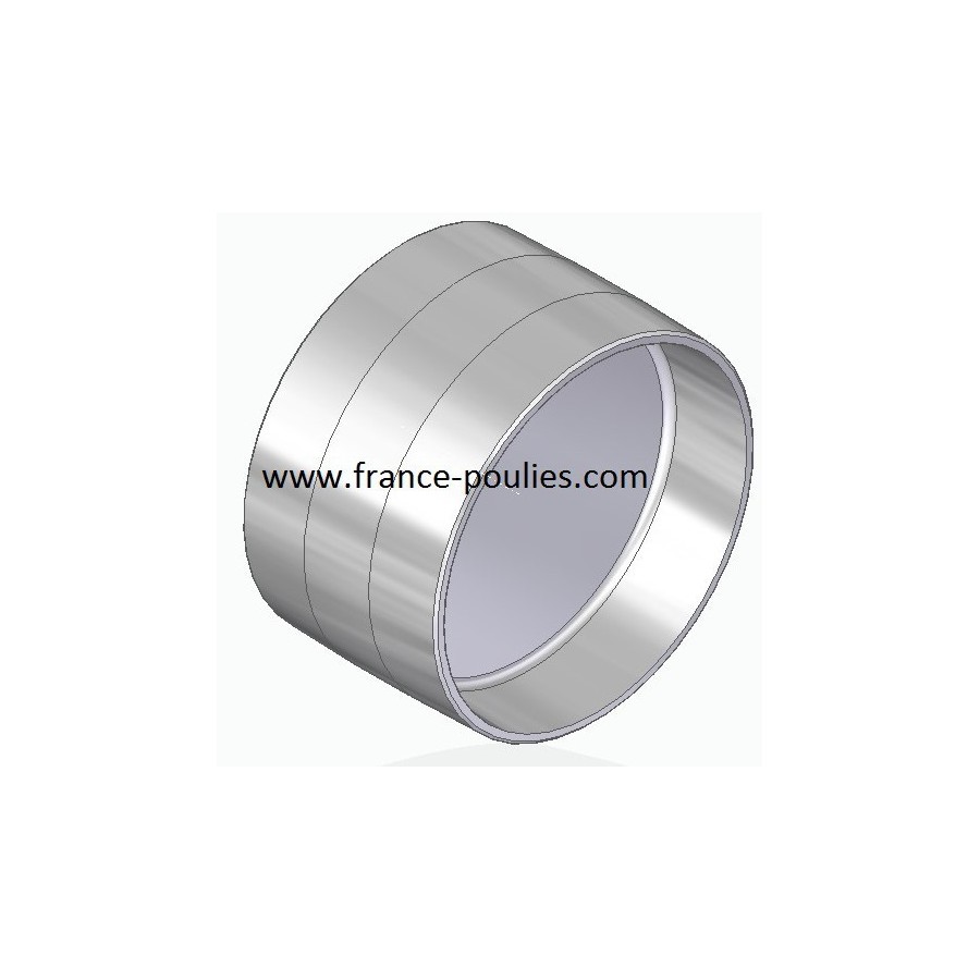 poulie plate  alu Ø100x60