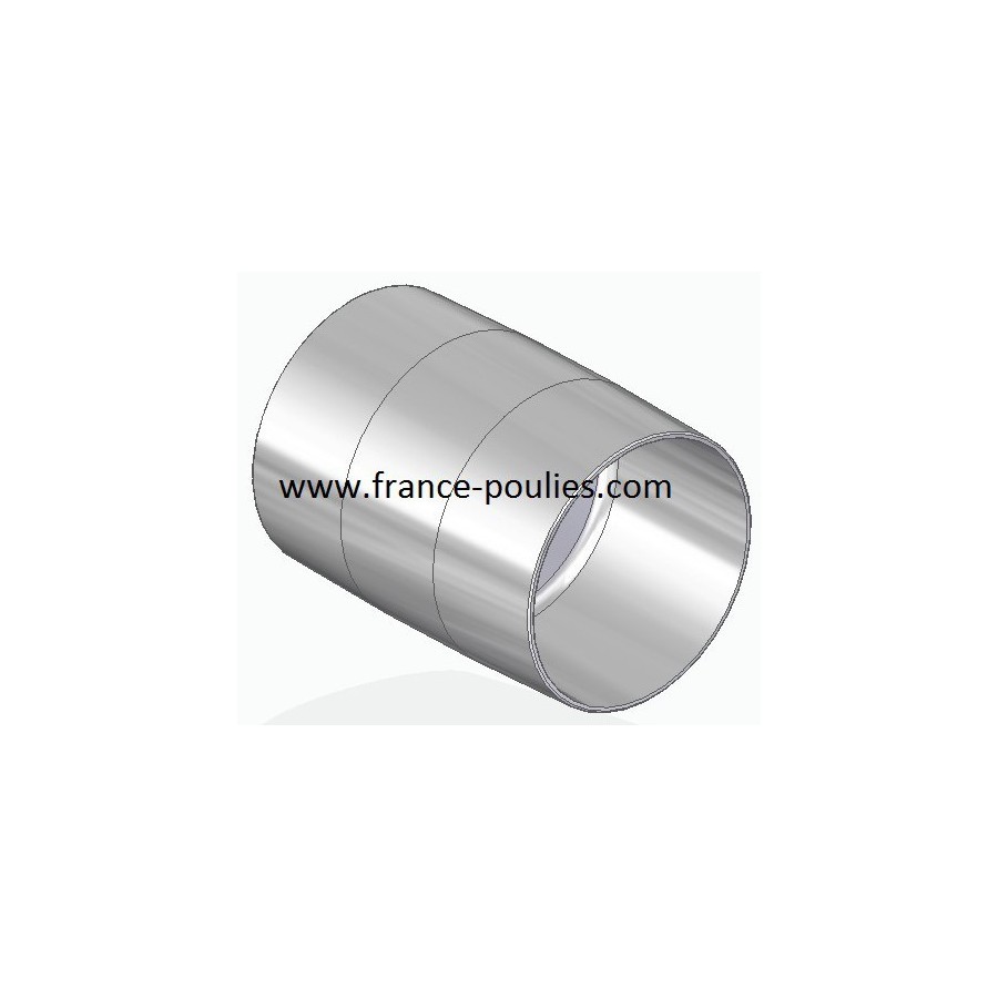 poulie plate alu Ø90x120