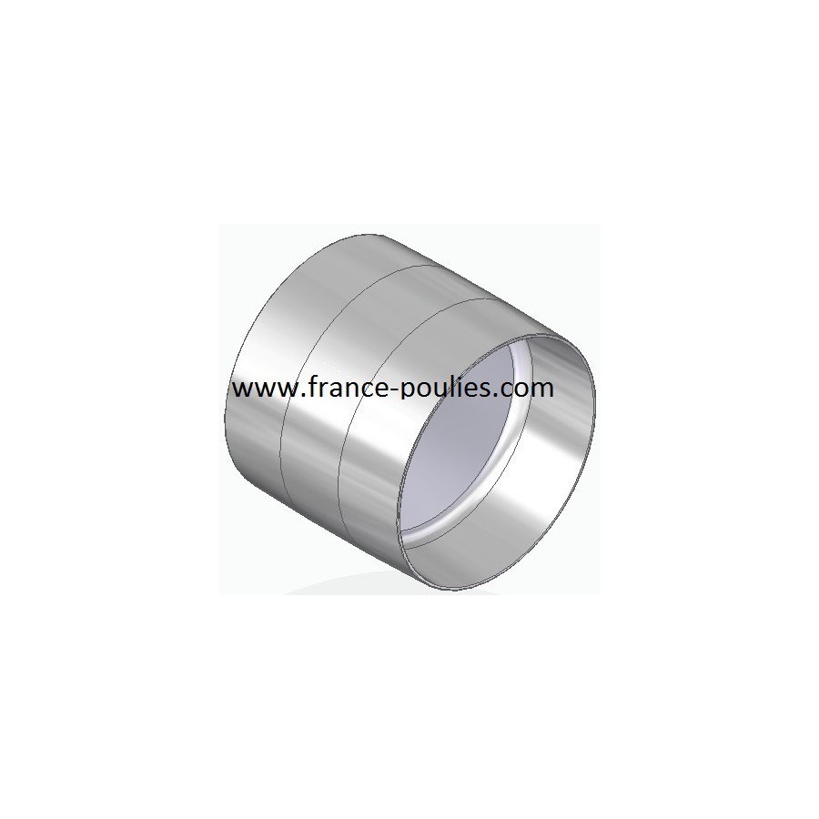 poulie plate alu Ø70x60