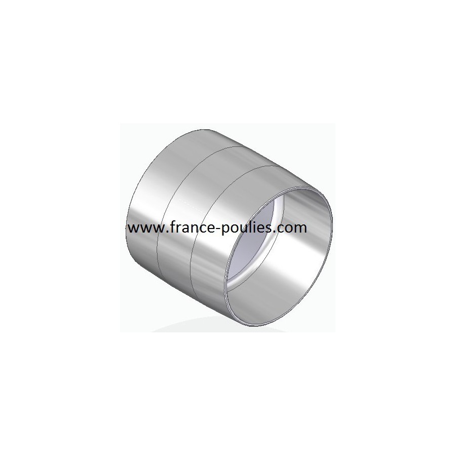 poulie plate alu Ø90x80