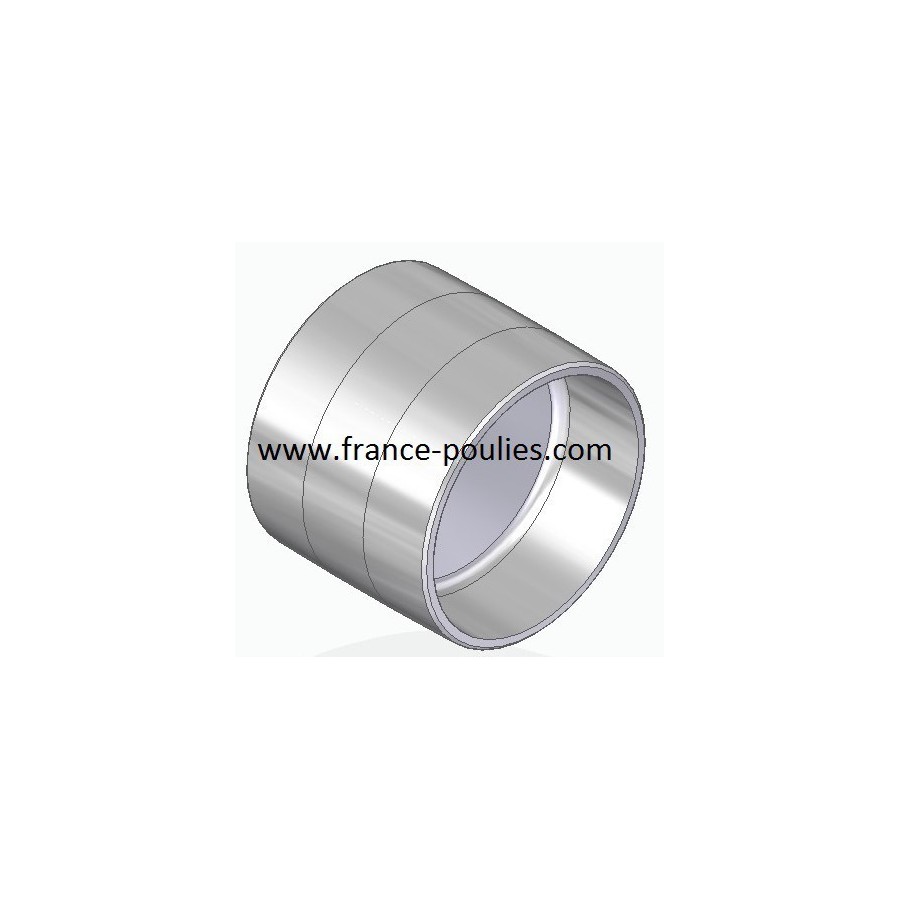 poulie plate alu Ø100x80