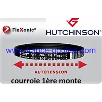 courroie poly v 206 ph 5 dents flexonic Hutchinson