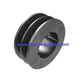 poulie fonte 2 spa Øp125 pour moyeu amovible 1610