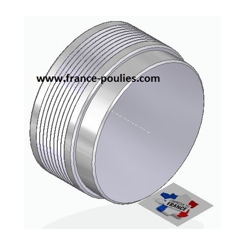 POULIE POLY-V ALU Øext 80 PJ 8 DENTS