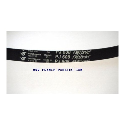 courroie poly v 608 pj -j 3 dents mael -flexonic Hutchinson