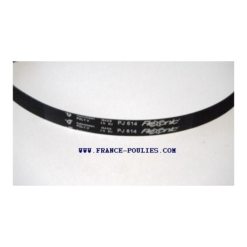 courroie poly v 614 pj 6 dents flexonic 