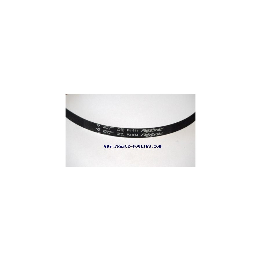 courroie poly v 614 pj 6 dents flexonic 