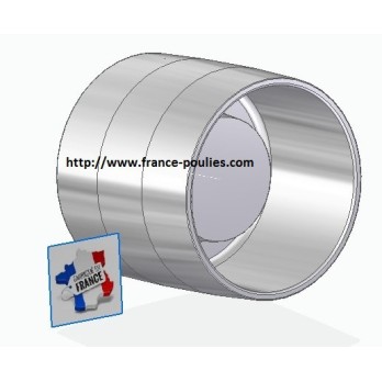 poulie plate alu 110x100 