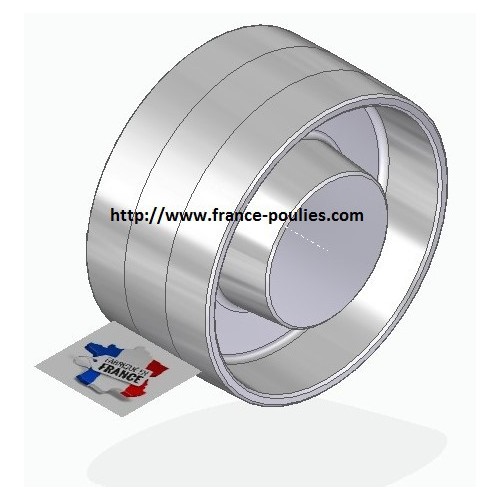 poulie plate alu 120x60 